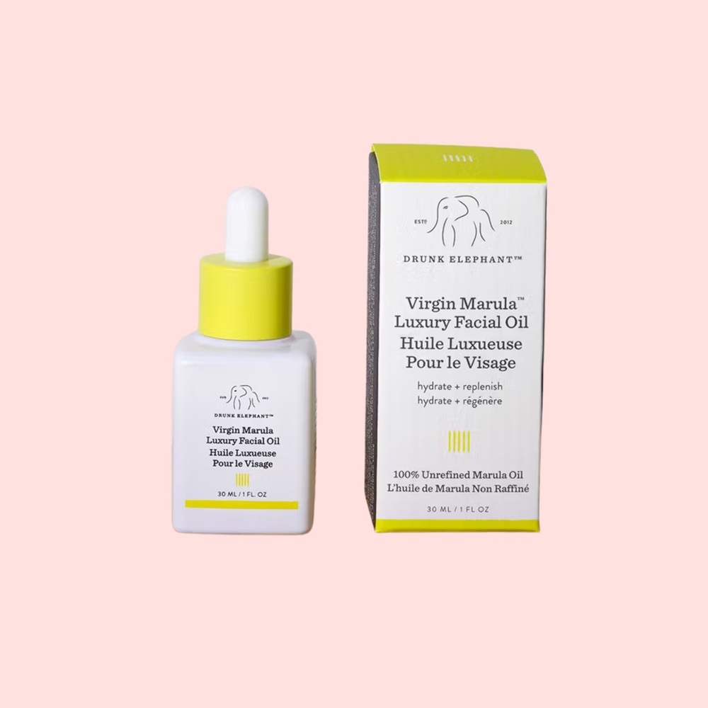 Drunk Elephant Virgin Marula Facial Oil Skincare Serum for Radiant Skin